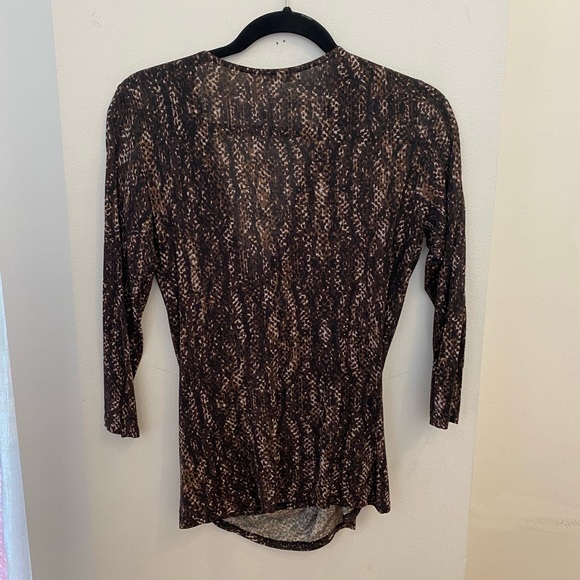 MaxMara Printed Blouse Size Medium - Picture 5 of 8